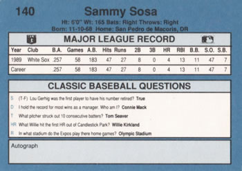 Card back