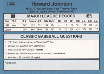 Card back