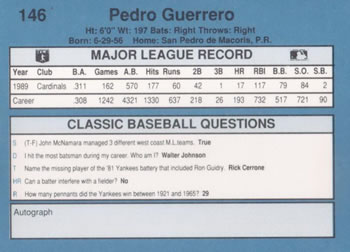 Card back