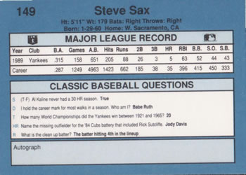 Card back