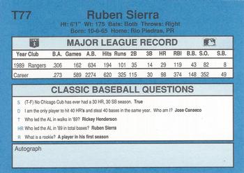 Card back