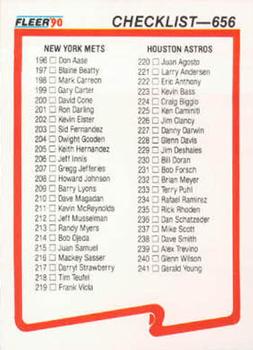 Checklist: Mets / Astros / Cardinals / Red Sox