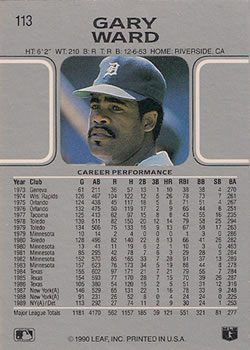 Card back