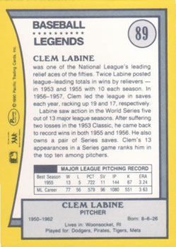 Card back