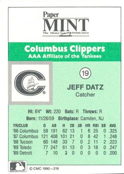Card back