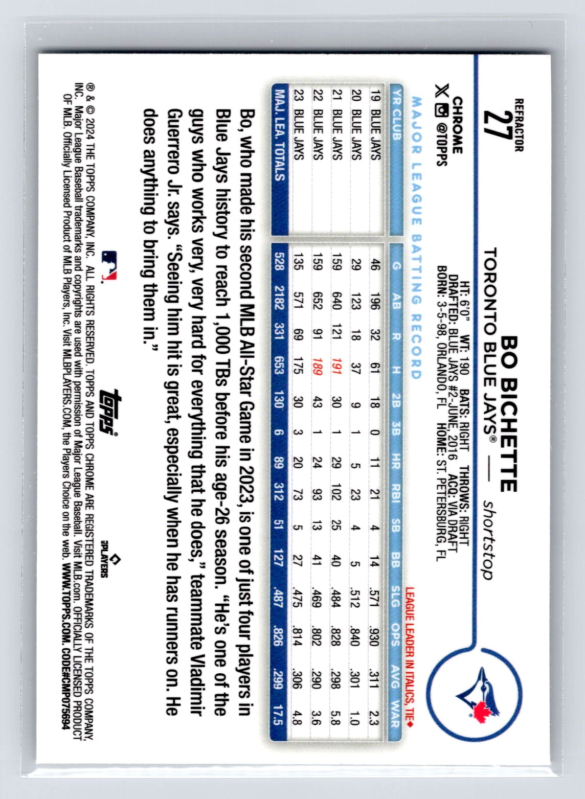 Card back