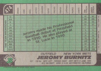 Card back