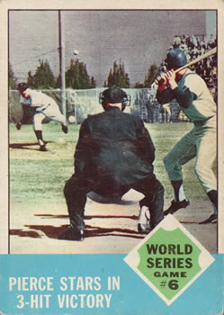 World Series Game #6: Pierce Stars in 3-Hit Victory