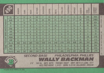 Card back
