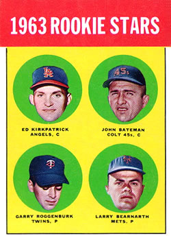 1963 Rookie Stars (Ed Kirkpatrick / John Bateman / Garry Roggenburk / Larry Bearnarth)