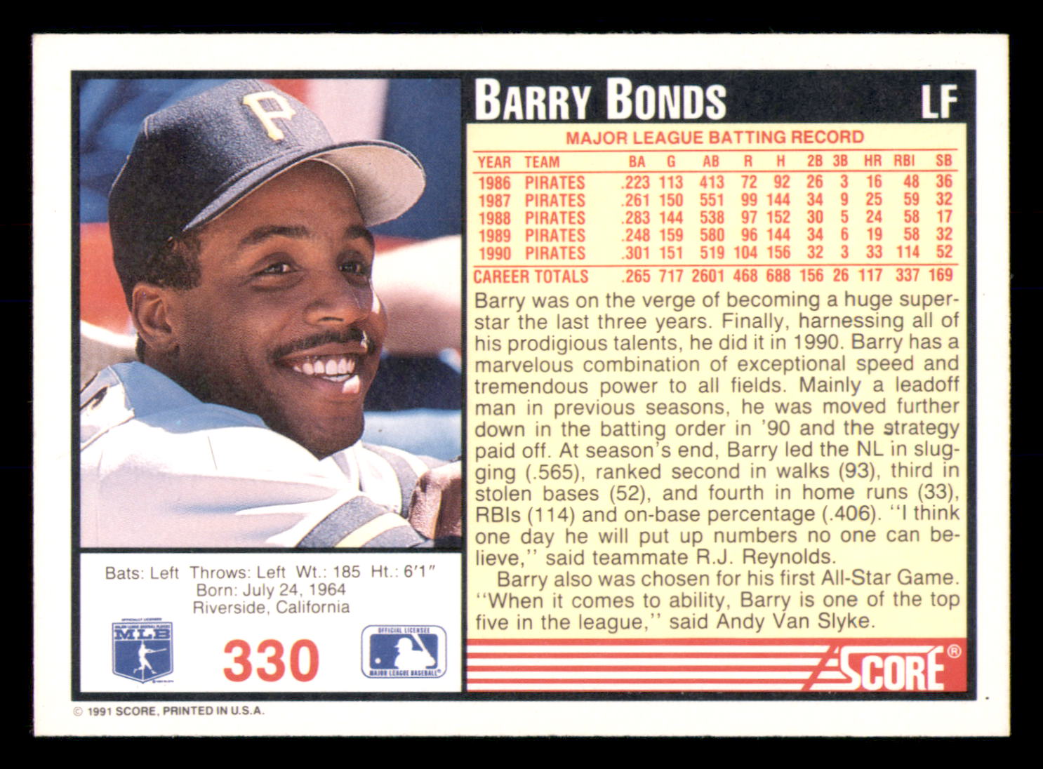 Card back