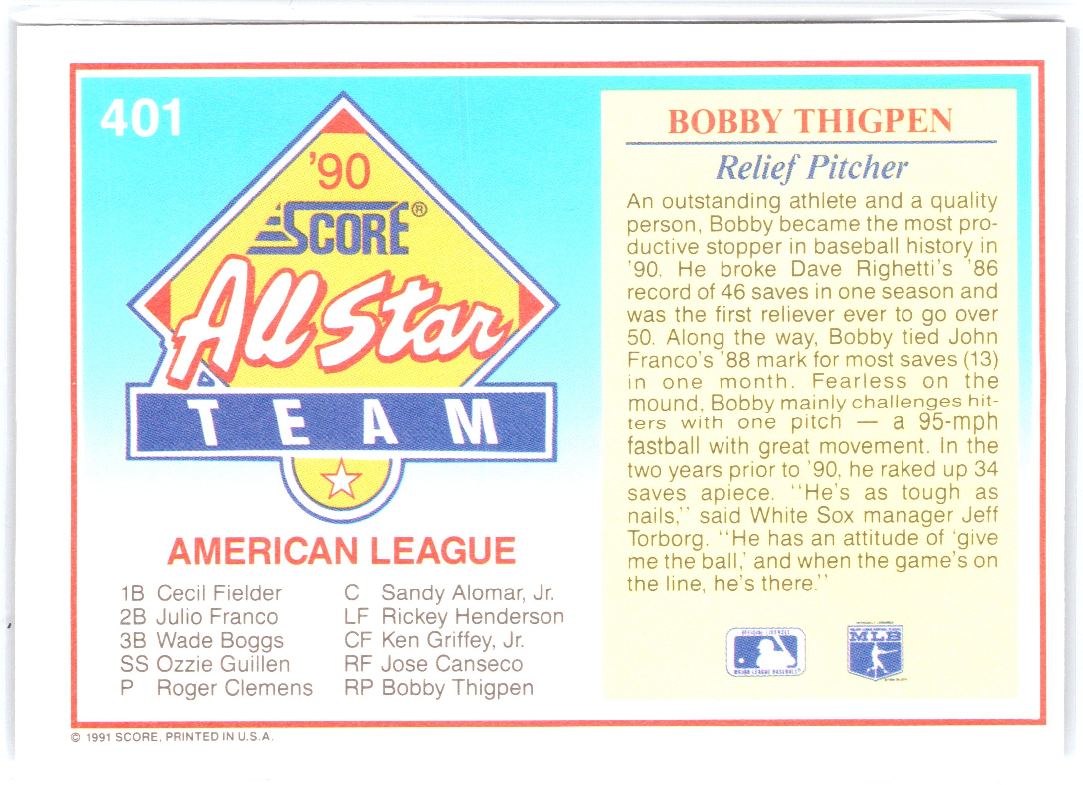 Card back