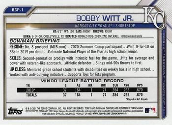 #BCP-1 Bobby Witt Jr.