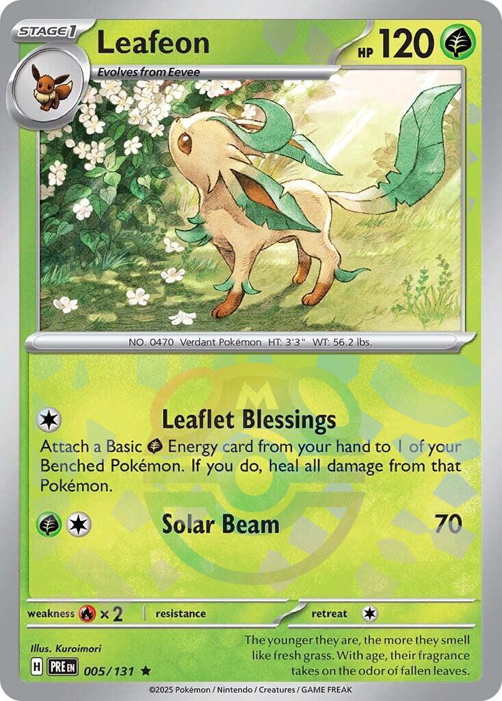 #005/131 Leafeon (Master Ball Pattern)