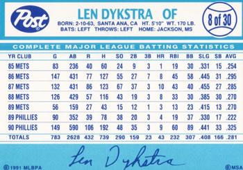 Card back