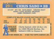 Card back