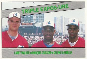 Triple Expos-ure (Larry Walker / Marquis Grissom / Delino DeShields) 