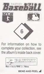 Card back