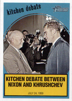 Kitchen Debate Between Nixon and Khrushchev