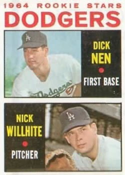 Dodgers 1964 Rookie Stars (Dick Nen / Nick Willhite)
