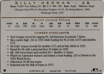 Card back