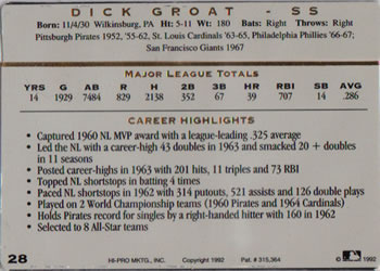 Card back