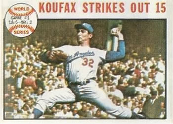 World Series Game #1 - Koufax Strikes Out 15