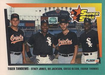 Tiger Tandems (Stacy Jones / Bo Jackson / Gregg Olson / Frank Thomas)