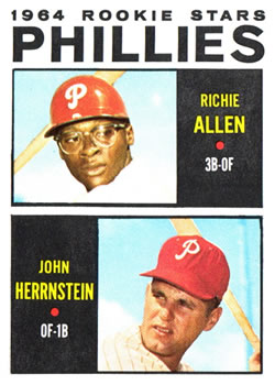 Phillies 1964 Rookie Stars (Richie Allen / John Herrnstein)