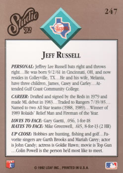 Card back