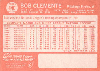 Card back