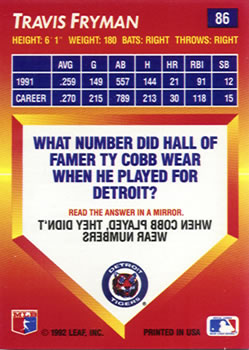 Card back