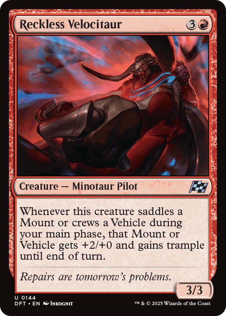 #144 Reckless Velocitaur
