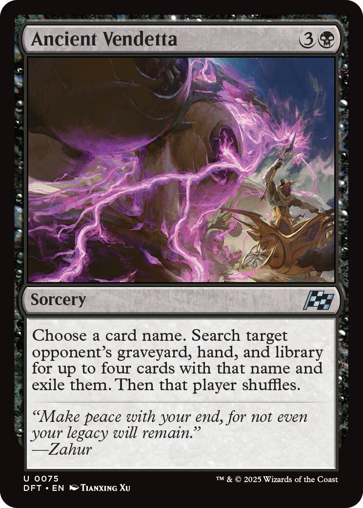 #75 Ancient Vendetta