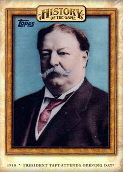 President Taft Attends Opening Day