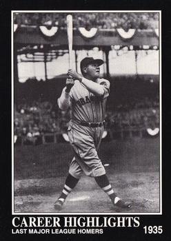 Last Major League Homers