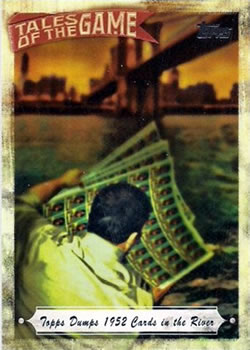 Topps Dumps 1952 Cards in the River