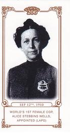 Sep 12th 1910 / World's 1st female cop, Alice Stebbins Wells, appointed (LAPD)