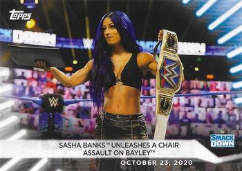 Sasha Banks Unleashes a Chair Assault on Bayley