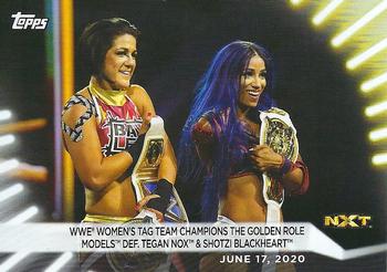 WWE Women's Tag Team Champions The Golden Role Models def. Tegan Nox &amp; Shotzi Blackheart