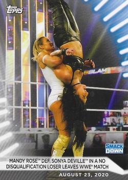 Mandy Rose def. Sonya Deville in a No Disqualification Loser Leaves WWE Match