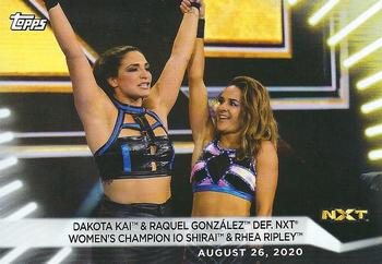 Dakota Kai &amp; Raquel González def. NXT Women's Champion Io Shirai &amp; Rhea Ripley