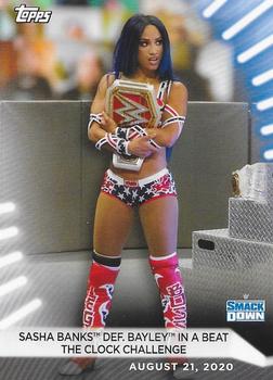 Sasha Banks def. Bayley in a Beat the Clock Challenge