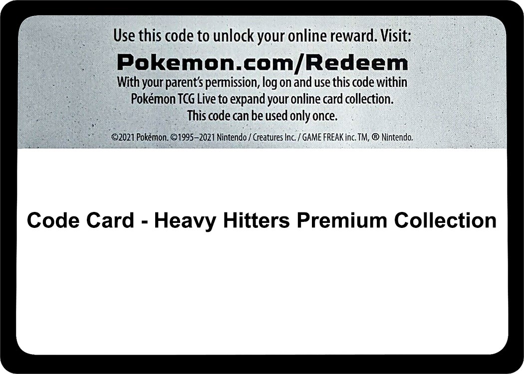 Code Card Heavy Hitters Premium Collection