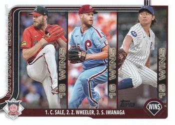 National League Leaders Wins (Chris Sale / Zack Wheeler / Shota Imanaga)