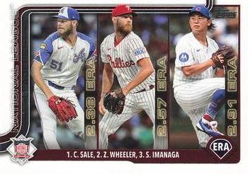 National League Leaders ERA (Chris Sale / Zack Wheeler / Shota Imanaga)