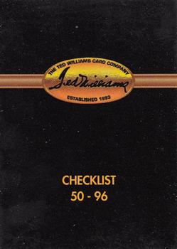 Checklist: 50-96