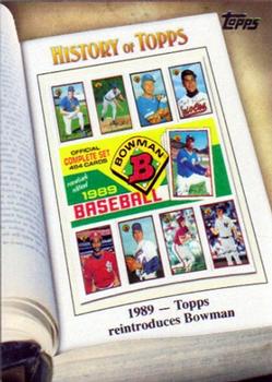 1989 - Topps Reintroduces Bowman
