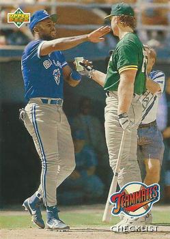 Teammates Checklist (Joe Carter / Mark McGwire)