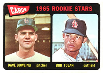 Cards 1965 Rookie Stars (Dave Dowling / Bob Tolan)